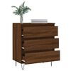 vidaXL Sideboard Brown Oak Engineered Wood 23.6 in x 13.8 in x 27.6 in