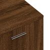 vidaXL TV Cabinet Brown Oak Engineered Wood Medium TV Cabinet