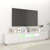 vidaXL TV Cabinet High gloss white Engineered wood Large TV Cabinet