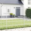 vidaXL Garden Fence 4 pcs White 66.93 x 84.65 in Powder-Coated Steel