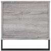 vidaXL Coffee Table Grey Sonoma Engineered wood, Metal Medium