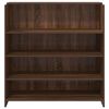 vidaXL Reception Desk Brown Oak Engineered Wood 39.4 x 19.7 x 40.7 in