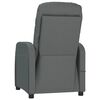 vidaXL Massage Chair Dark Gray Polyester, Iron, Wood Adjustable