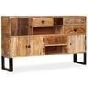 vidaXL Sideboard Natural wood tones Solid mango wood, steel, MDF Medium
