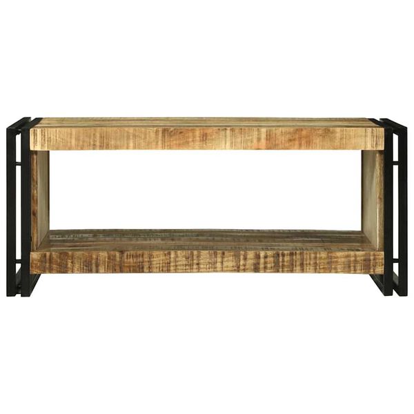 vidaXL Coffee Table Brown 90 x 50 x 38 cm Solid rough mango wood
