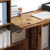 vidaXL Desk Old Wood 51.77 x 19.69 x 41.93 in Engineered Wood
