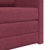 vidaXL Sofa Bed Wine Red 29.13 x 30.31 x 31.89 in Fabric