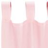 vidaXL Voile Curtains with Loops 2 pcs Light Pink 55.1x55.1"