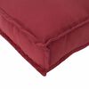 vidaXL Pallet Cushion for Backrest Wine Red 47.2" x 15.7" x 4.7