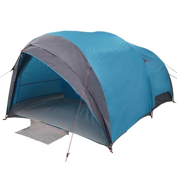 vidaXL Tunnel tent with Roof Blue 161.42 x 112.20 x 77.95 in Taffeta