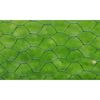 vidaXL Mesh Fence Steel Hexagon 3.3'x82' Dark Green