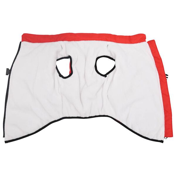 vidaXL Dog Coat Red Polyester 3XL Waterproof Materials Dog Coat