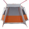 vidaXL Car Tent 4-Person Grey and Orange Waterproof