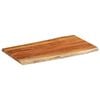 vidaXL Table Top Natural brown Solid Acacia wood Medium Durable