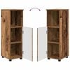 vidaXL Bathroom Furniture Set 3 pcs Old Wood Engineered wood & Metal