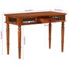 vidaXL Desk with Drawer 43.3"x19.7"x29.9" Solid Wood Acacia