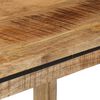 vidaXL Dining Table 43.3"x21.7"x29.5" Solid Wood Mango