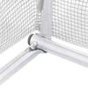 vidaXL Greenhouse White PE (polyethylene), galvanized steel 344 sq ft
