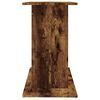 vidaXL Aquarium Stand Smoked oak Engineered wood 31.5 x 13.8 x 23.6 in