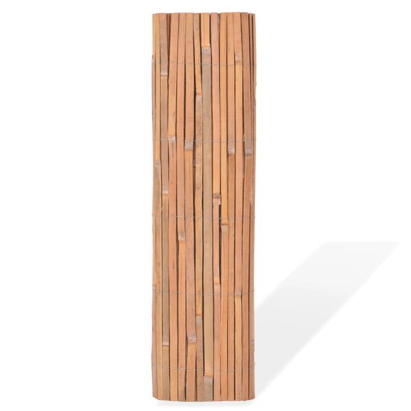 vidaXL Bamboo Fences 2 pcs 39.4"x157.5"