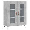 vidaXL Highboard Concrete Grey Engineered Wood Large Highboard