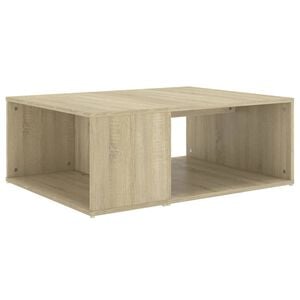vidaXL Coffee Table Sonoma Oak Engineered Wood Medium Coffee Table