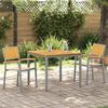 vidaXL Garden Chair 2 pcs Brown 56 x 57 x 87cm Solid Acacia wood