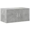 vidaXL Storage Cabinet Concrete Grey Engineered Wood Tall