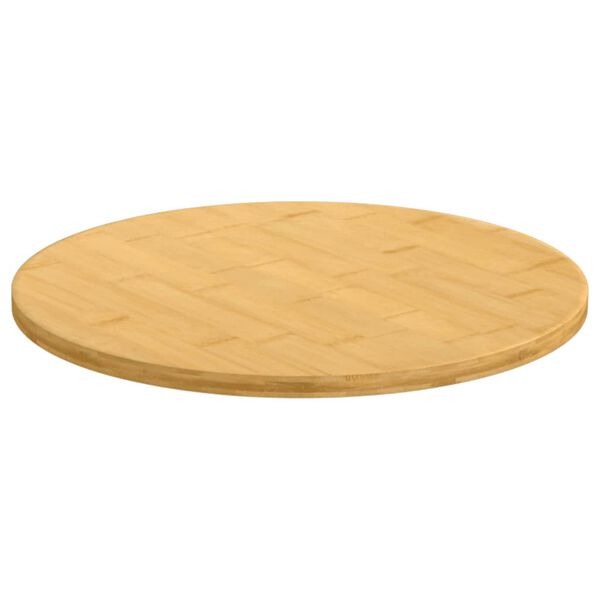 vidaXL Table Top Bamboo Small Durable Bamboo Table Top Round