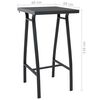 vidaXL Garden Bar Set Black, dark grey, light grey