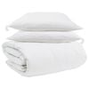 vidaXL Duvet Set with Pillow 3 pcs White Down Feather