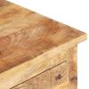 vidaXL Coffee Table Natural Rough Mango Wood Medium Coffee Table