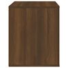 vidaXL Bedside Cabinet Brown Oak Engineered Wood Bedside Cabinet