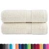 vidaXL Soap Towel Set of 2 Cream 100% Cotton 11.8 x 11.8 in Soap Towel