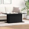 vidaXL Coffee Table Black Oak 40.16 x 21.85 x 15.75 in Engineered Wood