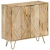 vidaXL Sideboard 31.5"x11.8"x29.5" Solid Wood Mango