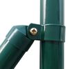 vidaXL Euro Fence Steel 32.8'x3.9' Green