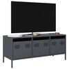 vidaXL TV Cabinet Anthracite Cold-rolled Steel Medium TV Cabinet
