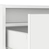 vidaXL TV Cabinet White Engineered Wood 39.4 in x 14.0 in x 9.8 in