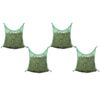 vidaXL Hay Net Set of 4 Green Polypropylene 35.4 x 59.1 in Hay Net