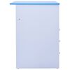 vidaXL Child Desk Blue and white Engineered wood Medium