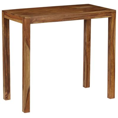 vidaXL Bar Table Solid Sheesham Wood 46.4"x23.6"x42.1"