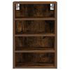 vidaXL Hanging Cabinet Smoked Oak Engineered Wood Medium Hanging Cabinet
