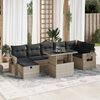 vidaXL Garden Sofa Set Light grey, Dark grey