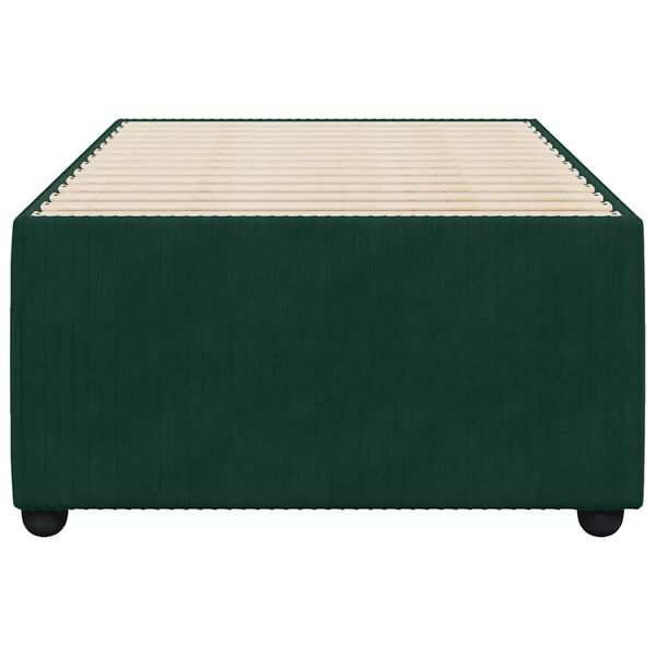 vidaXL Bed Frame Dark Green