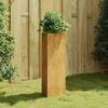vidaXL Garden Planter Normal metal color (initial), Rusty (over time)