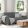 vidaXL 2-Seater Sofa Dark Grey 70.9"x30.7"x33.1" Fabric