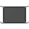 vidaXL Dog Bed Black 30% Polyester, 70% PVC, Powder-Coated Steel Large