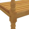 vidaXL Bench Teak Solid teak wood, polyester Standard Seats Many