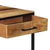 vidaXL Console Table with Drawer with Storage Brown 100 x 55 x 89.5 cm